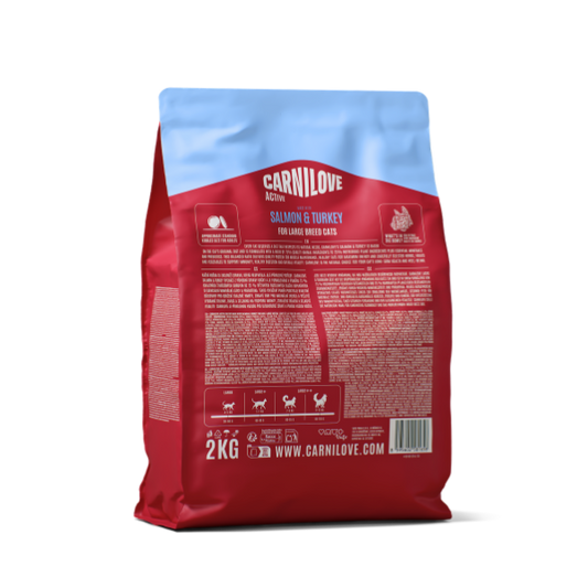 Carnilove Active Salmon & Turkey Large Breed Cat 400g