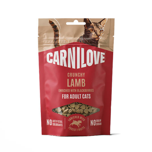Carnilove Lamb with Blackberries Crunchy Cat Treats (10x50g)