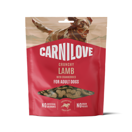 Carnilove Lamb with Cranberries Crunchy Dog Treats 200g
