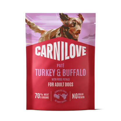 Carnilove Turkey & Buffalo with Rose Petals Dog 300g - 300g