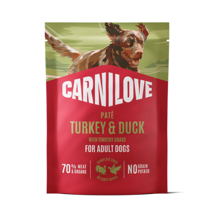 Carnilove Turkey & Duck with Timothy Grass Dog 300g - 300g