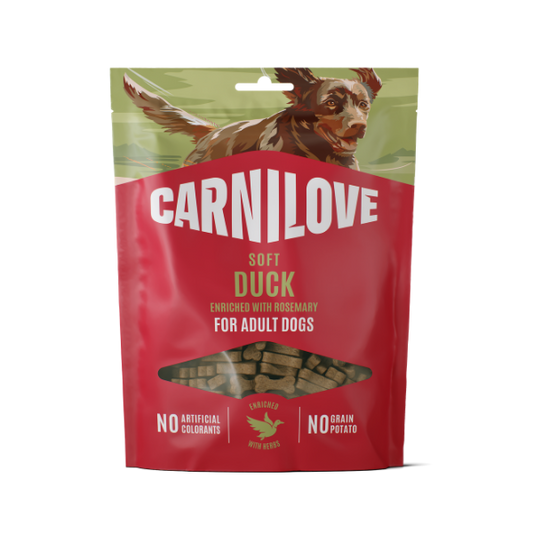 Carnilove Duck with Rosemary Soft Dog Treats 200g