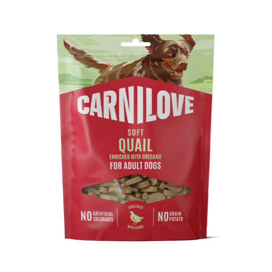 Carnilove Quail with Oregano Soft Dog Treats 200g