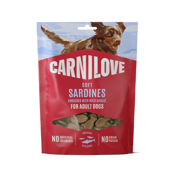 Carnilove Sardines with Wild Garlic Soft Dog Treats 200g