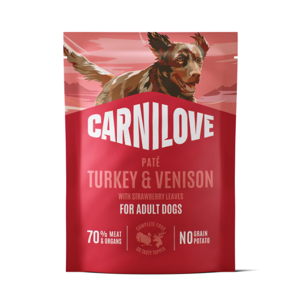Carnilove Turkey & Venison with Strawberry Leaves Dog 300g - 300g