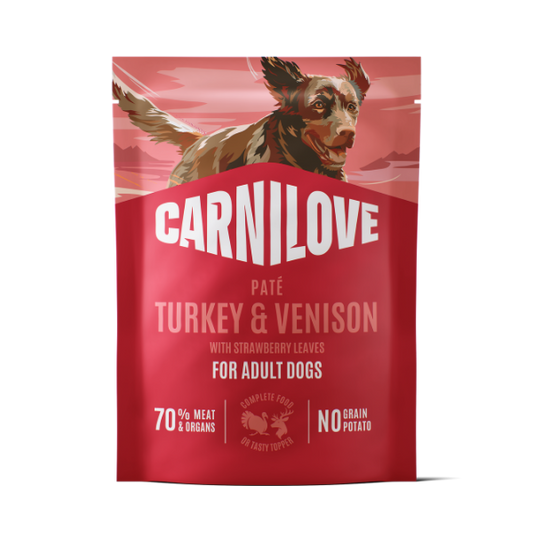 Carnilove Turkey & Venison with Strawberry Leaves Dog 300g - 300g