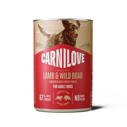 Carnilove Lamb & Wild Boar 400g - 400g