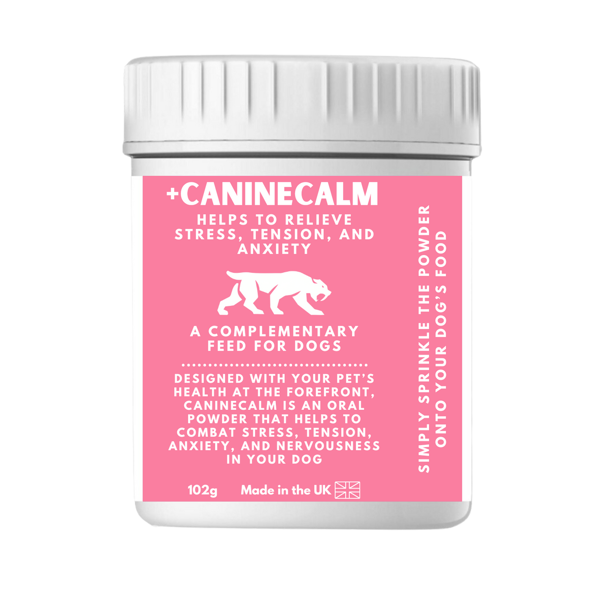 Sabre Pet Food Caninecalm Natural Powder Dog Calming Supplement – 102g - North East Pet Shop