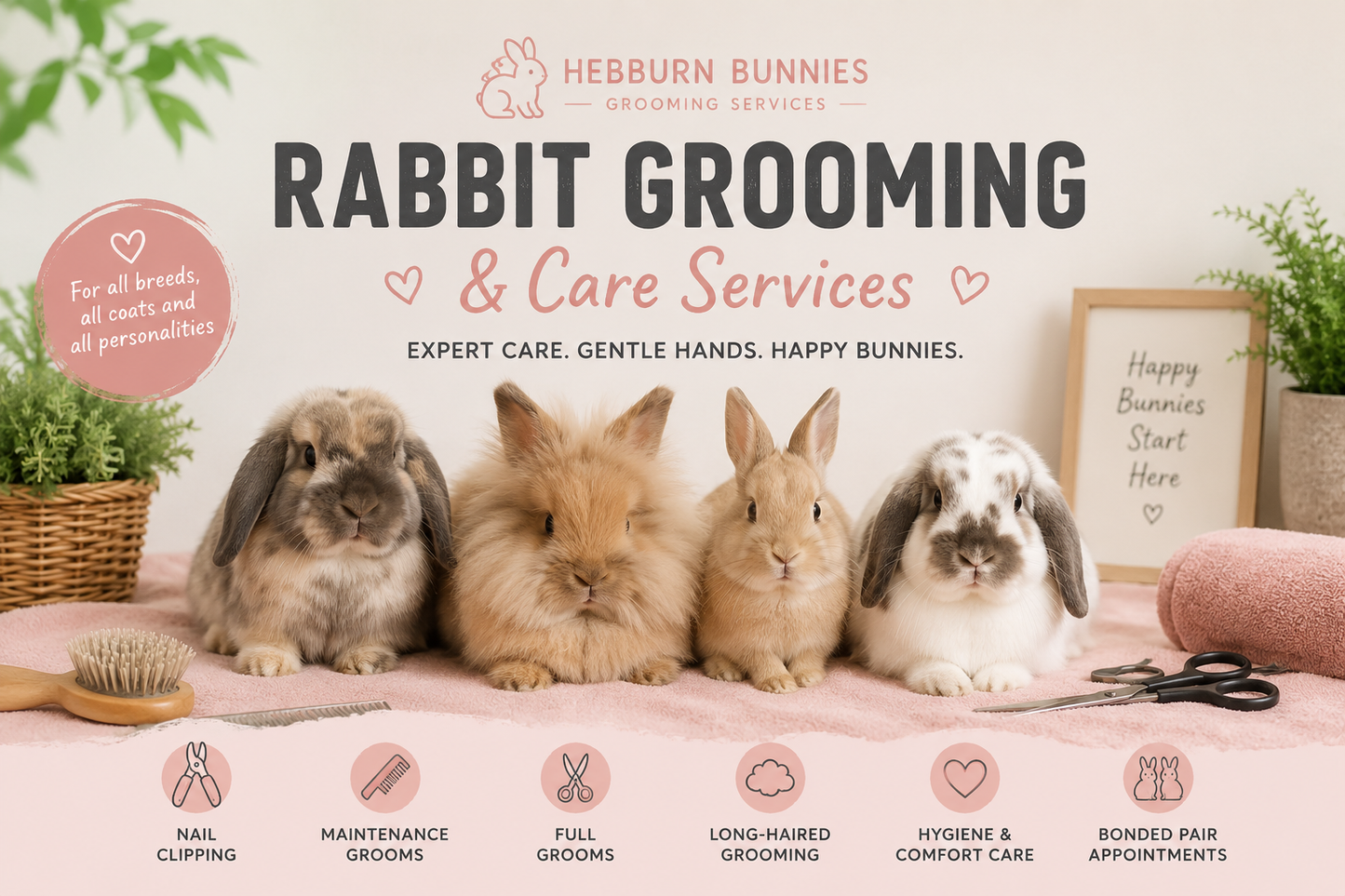 Rabbit Nail Clipping | Hebburn Bunnies