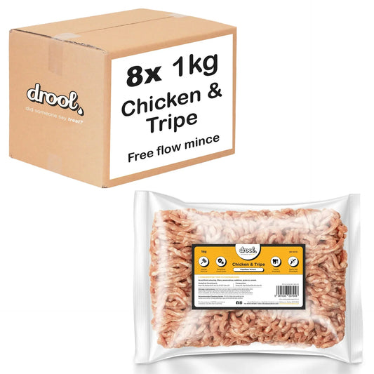 Drool Mince Freeflow Chicken & Tripe 1kg