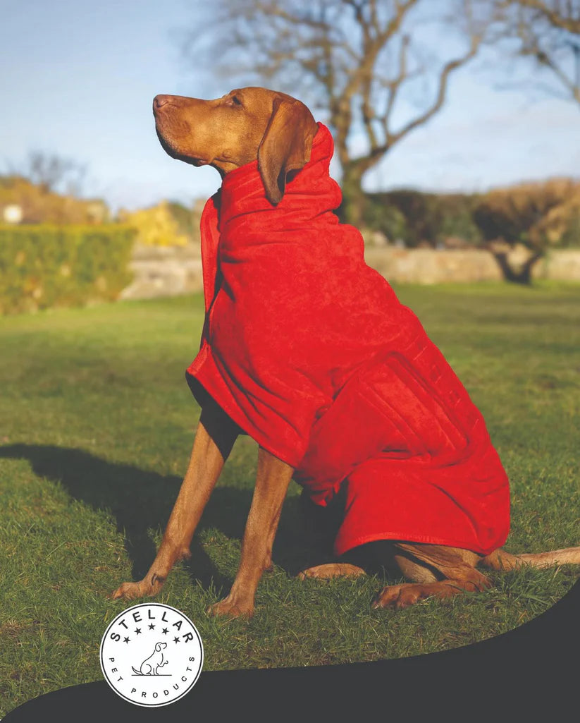 Stellar Luxury Drying Robes for Dogs - XS / Chilli