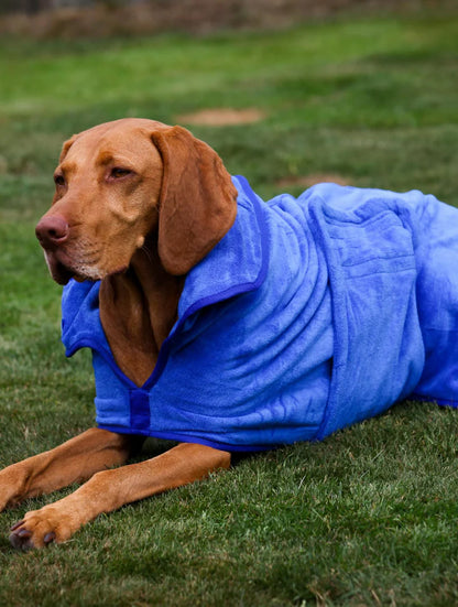Stellar Luxury Drying Robes for Dogs - MD 43cm / Cerise / Claret