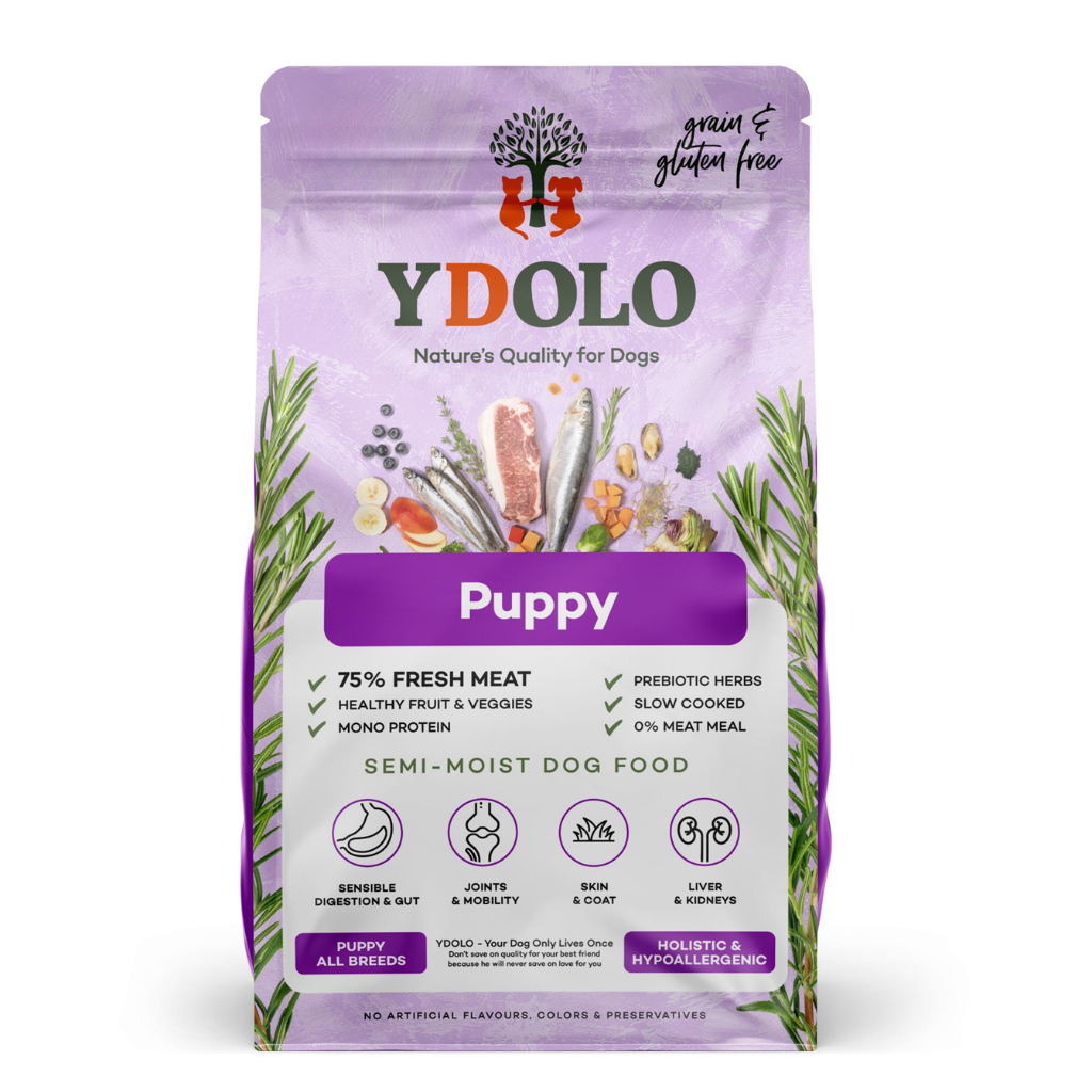 YDOLO Complete Dog Food for Puppies - Healthy and Pure (10kg) - North East Pet Shop