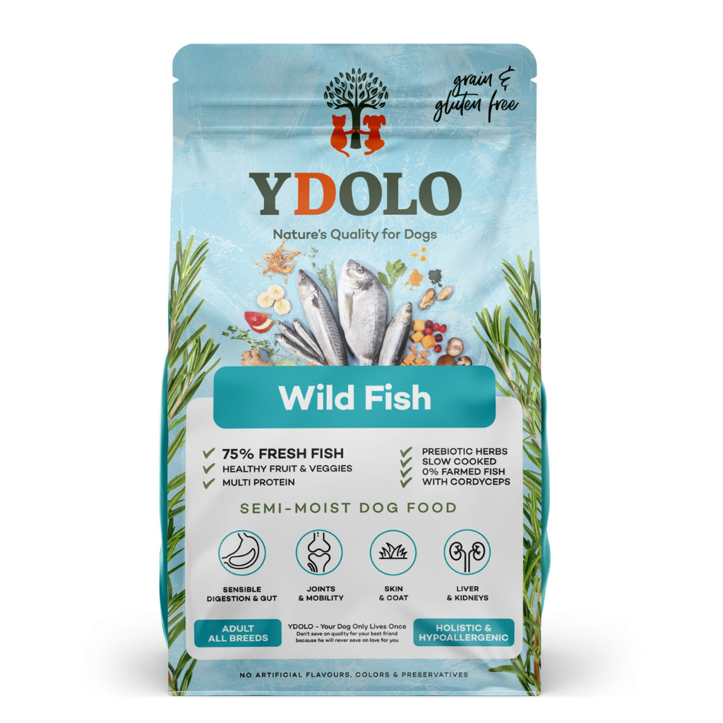 YDOLO Wild Fish Complete Dog Food - Healthy and Pure (10kg) - North East Pet Shop