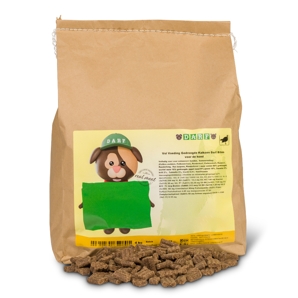 Darf Complete Dry Dog Food - Turkey (4kg) - North East Pet Shop