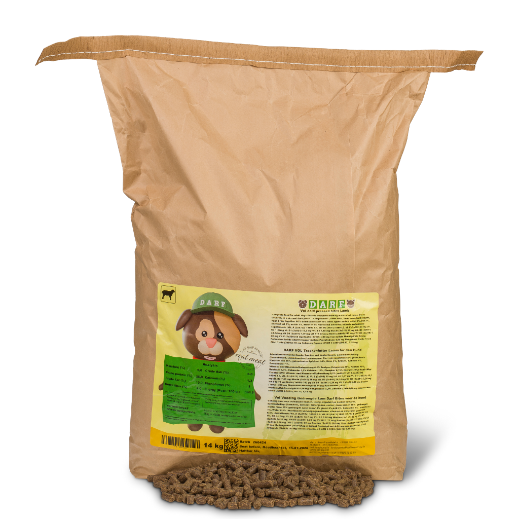 Darf Complete Dry Dog Food - Lamb (14kg) - North East Pet Shop