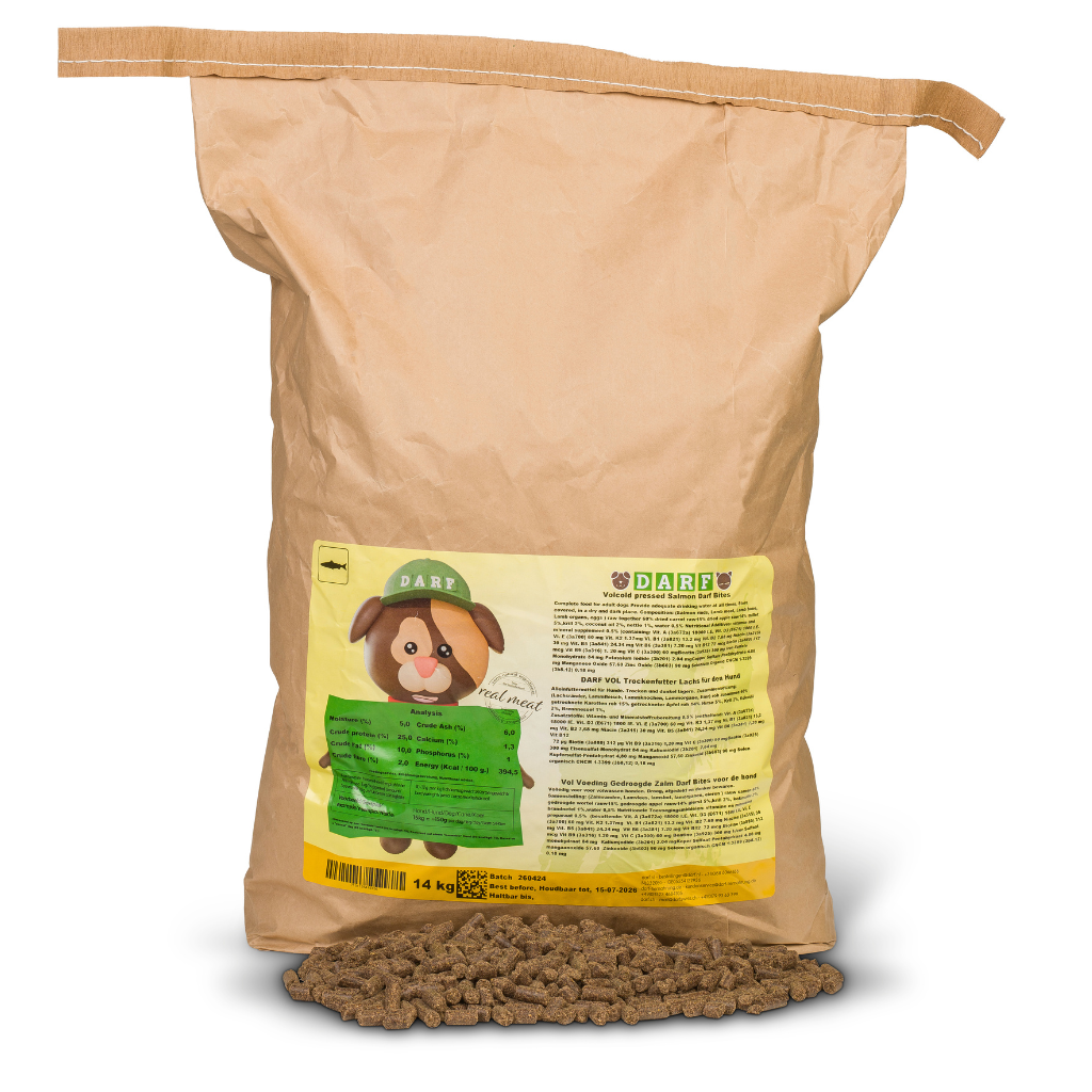 Darf Complete Dry Dog Food - Salmon (14kg) - North East Pet Shop