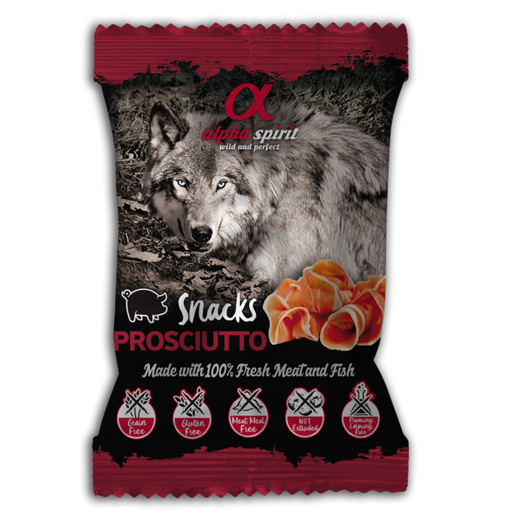 Alpha Spirit Ham Dog Treats (24 x 50g) - North East Pet Shop