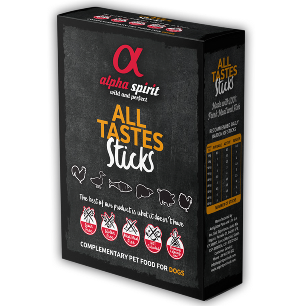 Alpha Spirit All Tastes Dog Treat Bar Strings (Includes 24 Bars) - North East Pet Shop