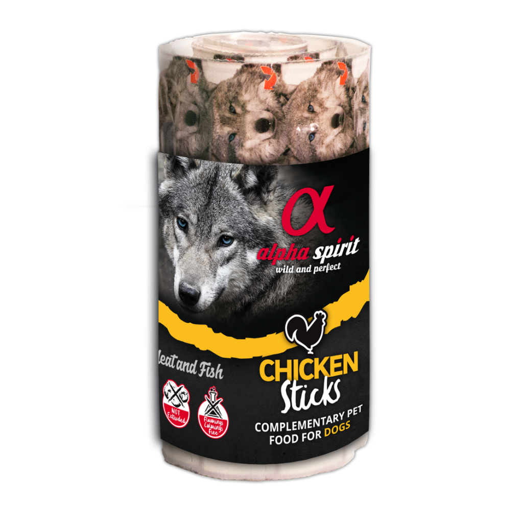 Alpha Spirit Chicken Dog Treat Bar String (Includes 16 Bars) - North East Pet Shop