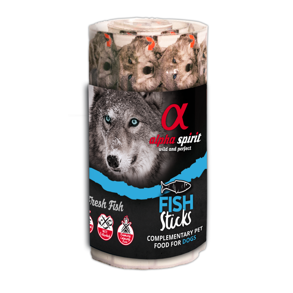 Alpha Spirit Fish Dog Treat Bar String (Includes 16 Bars) - North East Pet Shop