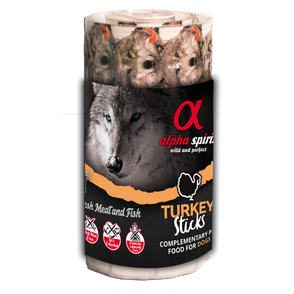 Alpha Spirit Turkey Dog Treat Bar String (Includes 16 Bars) - North East Pet Shop