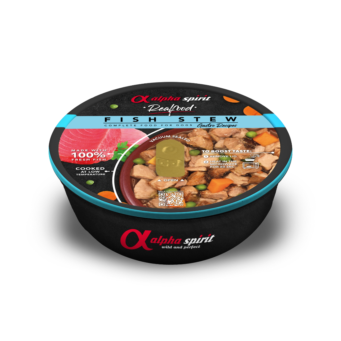 Alpha Spirit Realfood Complete Fish Stew for Dogs (9 x 280g)