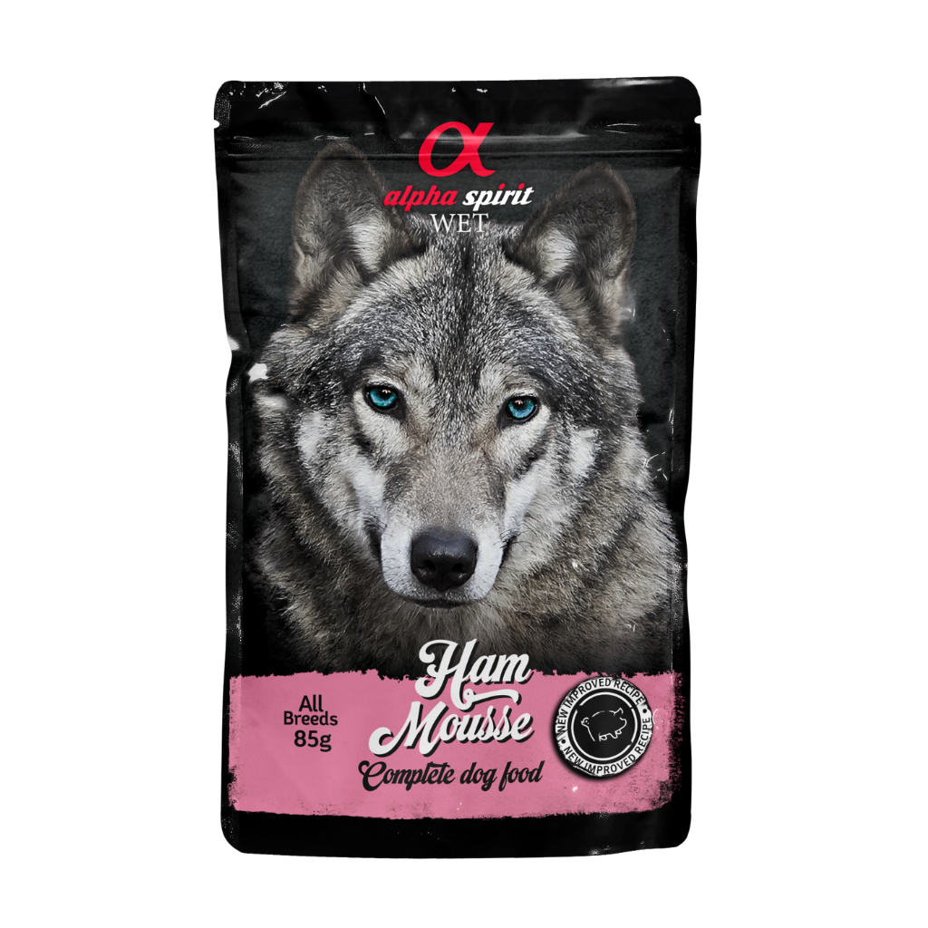 Alpha Spirit Ham Pate Complete Dog Food (85g) - North East Pet Shop