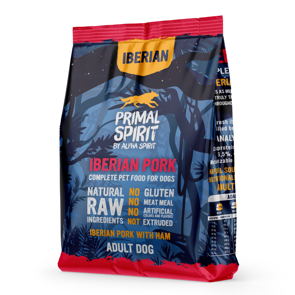 Primal Spirit Iberian Pork Complete Dry Dog Food (1kg) - North East Pet Shop
