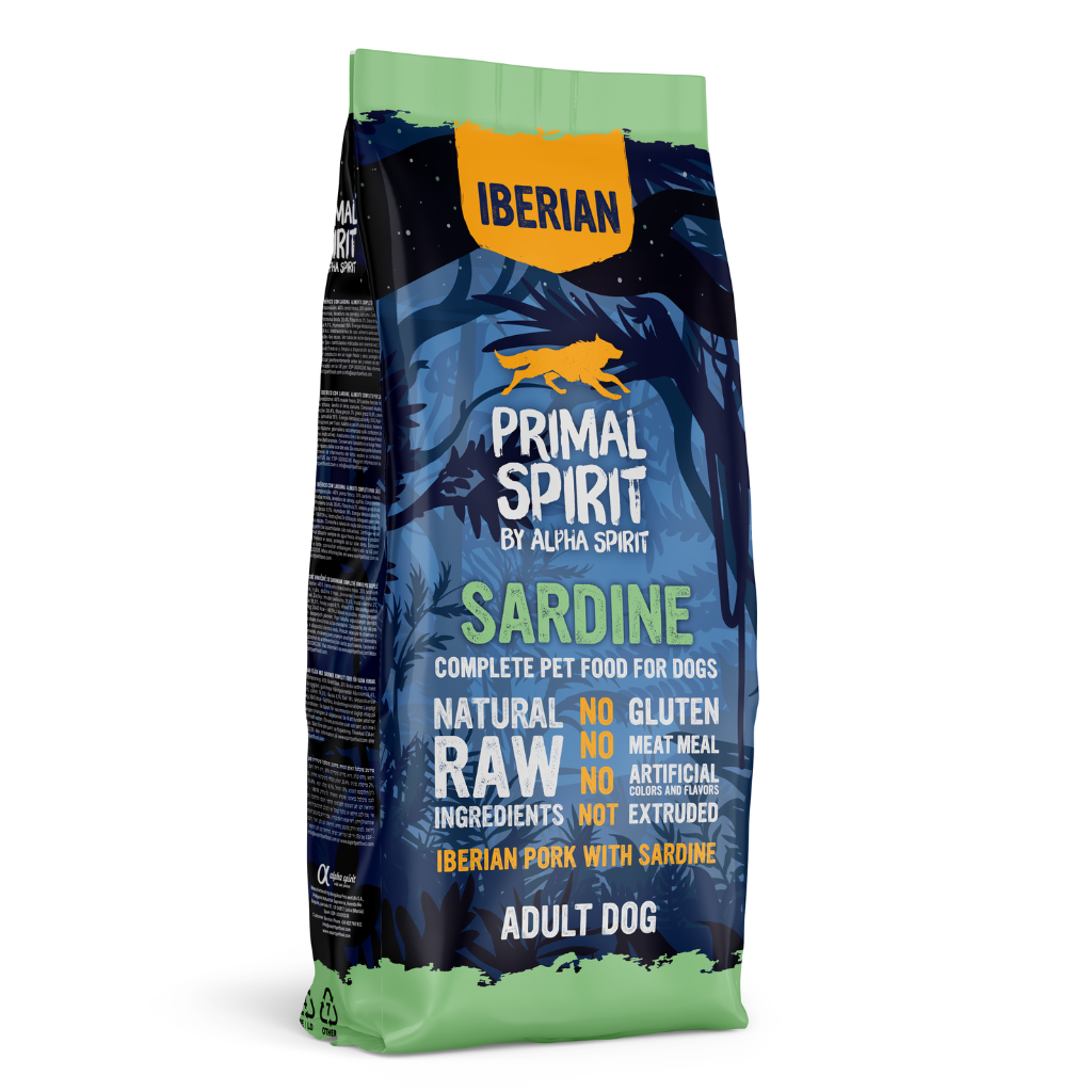 Primal Spirit Iberian Sardine Complete Dry Dog Food (12kg) - North East Pet Shop