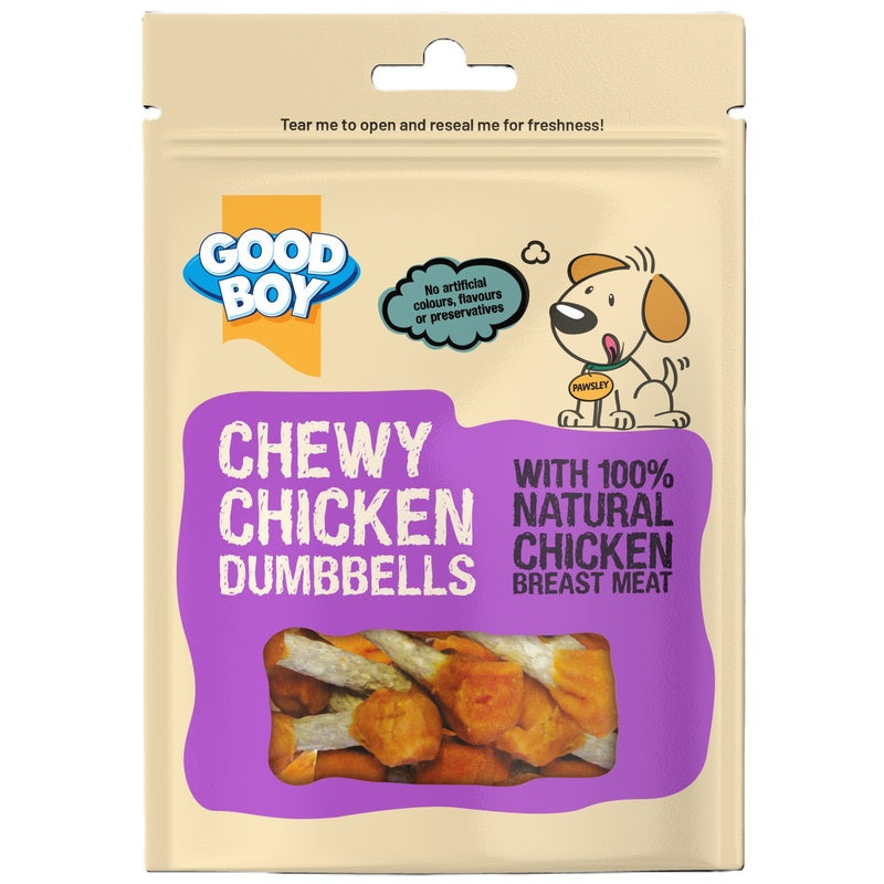 Good Boy Chewy Chicken Dumbbell 350g