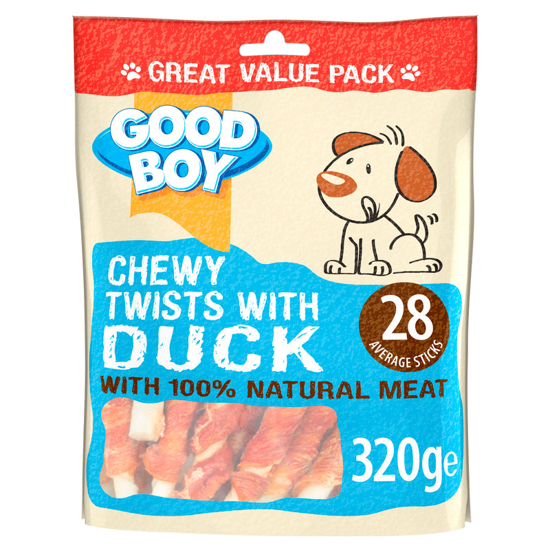 Good Boy Chewy Twists with Duck 320g
