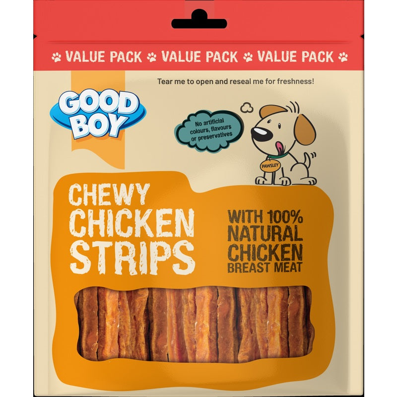 Good Boy Chewy Chicken Strips 350g