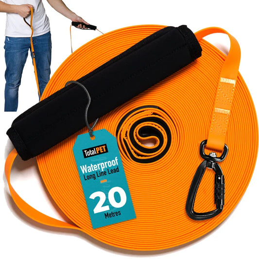 Total Pet Carabiner Waterproof Training Dog Lead 20m - RSP £29.99
