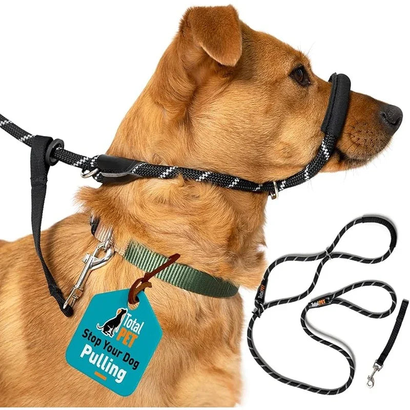 Total Pet Figure 8 Rope Medium/Large Dog Lead Black - RSP £19.99