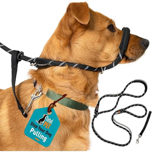 Total Pet Figure 8 Rope Medium/Large Dog Lead Black - RSP £19.99