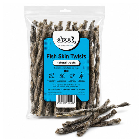 Drool Fish Skin Twists 1kg