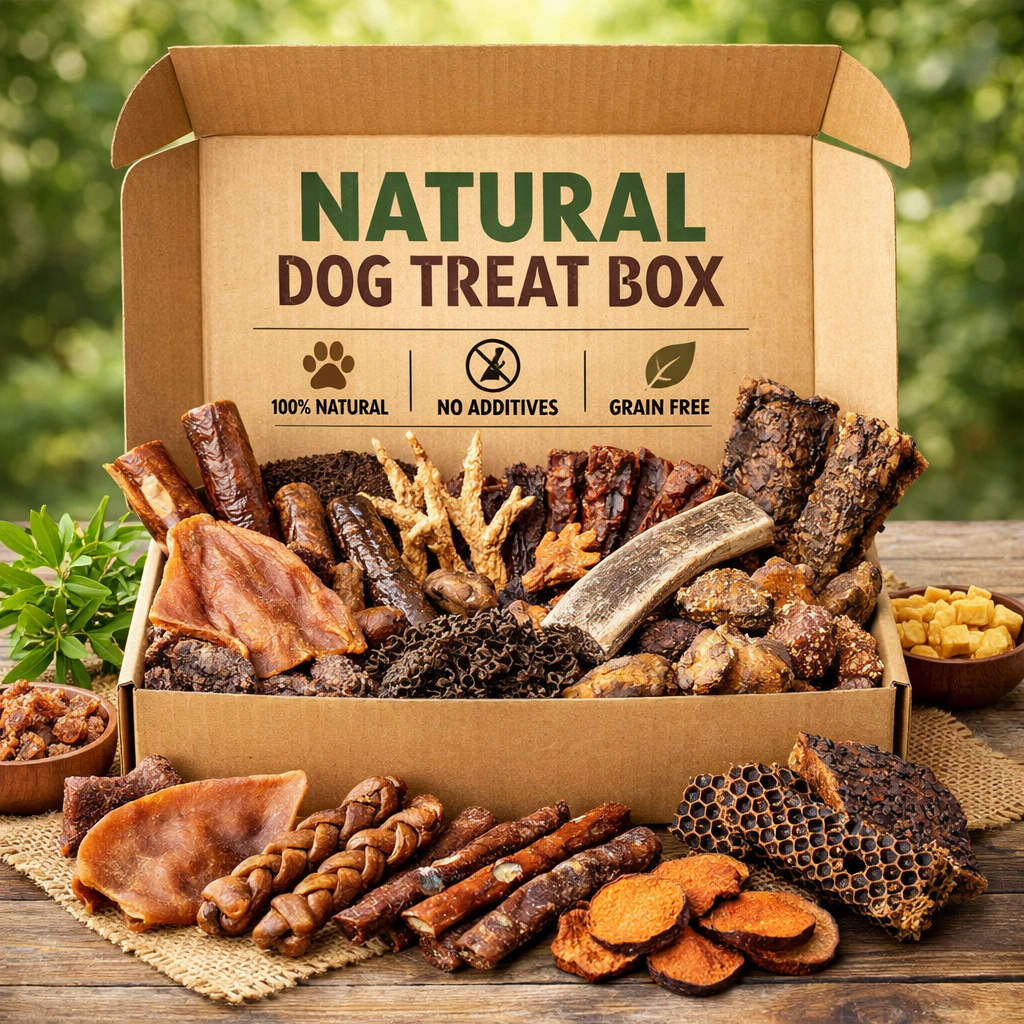 Natural Doggy Treat Enrichment Box - 20