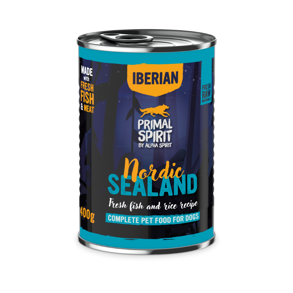 Primal Spirit Iberian Nordic Sealand Complete Wet Canned Dog Food (6 x 400g) - North East Pet Shop