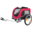 Trixie Bicycle trailer for dogs - 12816 L  75 × 86 × 80/145 cm up to: 30 kg 13 kg black/red Internal dimensions: 58 × 52 × 79 cm