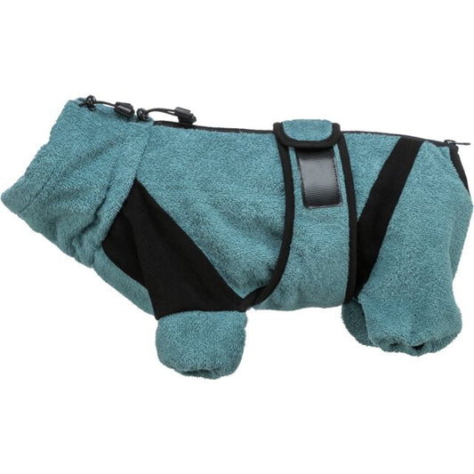 Trixie Bath Robe and Home Overall - Size: XS Stomach circum.: 35–56 cm Back length: 30 cm Neck circum.: up to 38 cm
