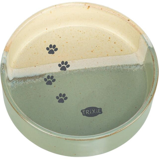 Trixie Ceramic Bowl & Plate with Paws - Bowl