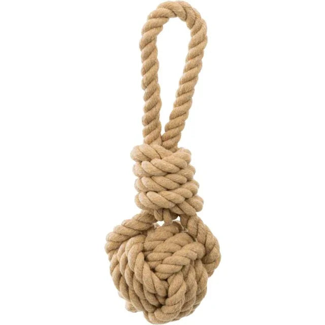 Trixie BE NORDIC Playing Rope with Woven-in Ball - ø 7/20 cm