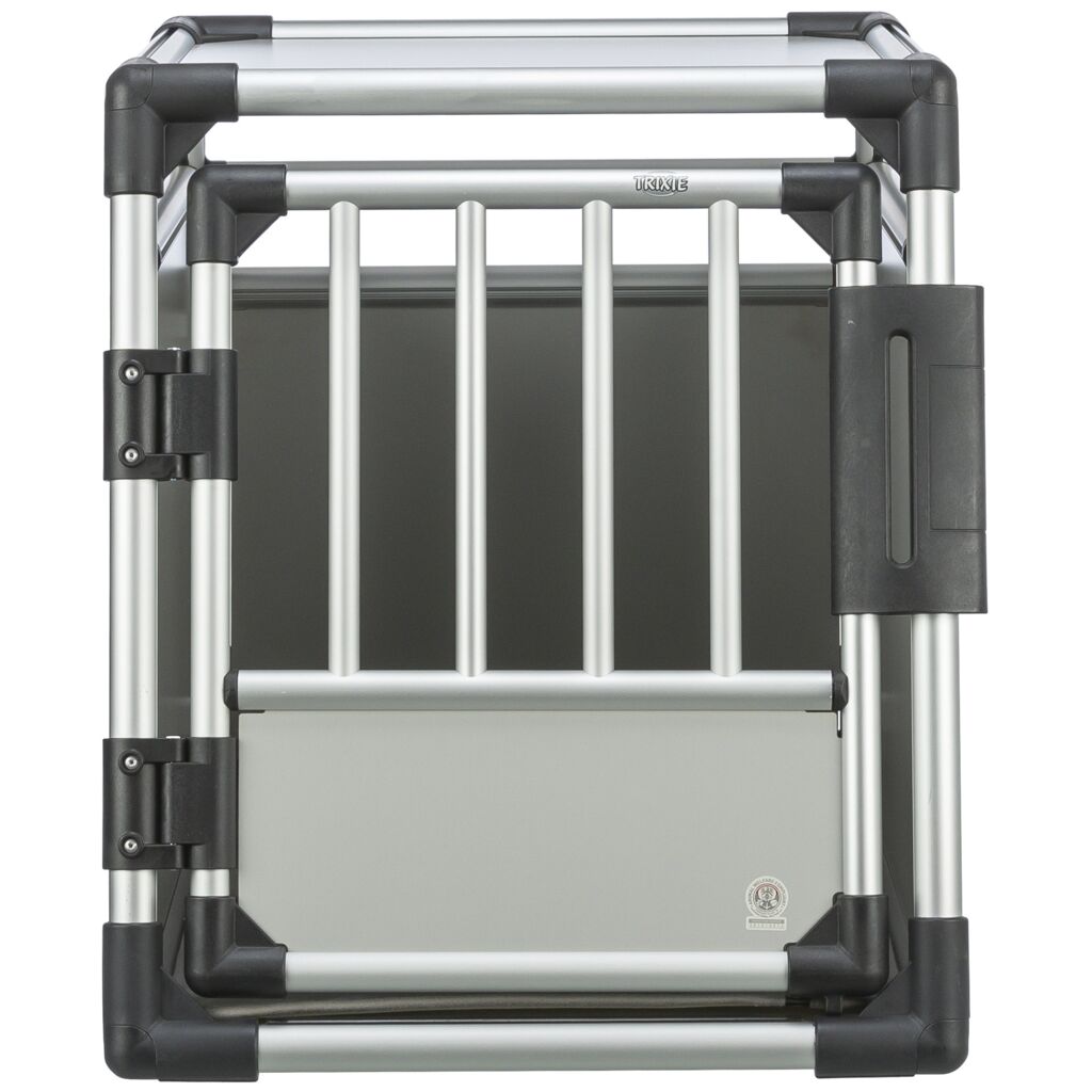 Trixie Transport Box, Aluminium – M: 53 × 61 × 74 cm, light grey/silver – image 3