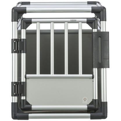 Trixie Transport Box, Aluminium – M: 53 × 61 × 74 cm, light grey/silver – image 3