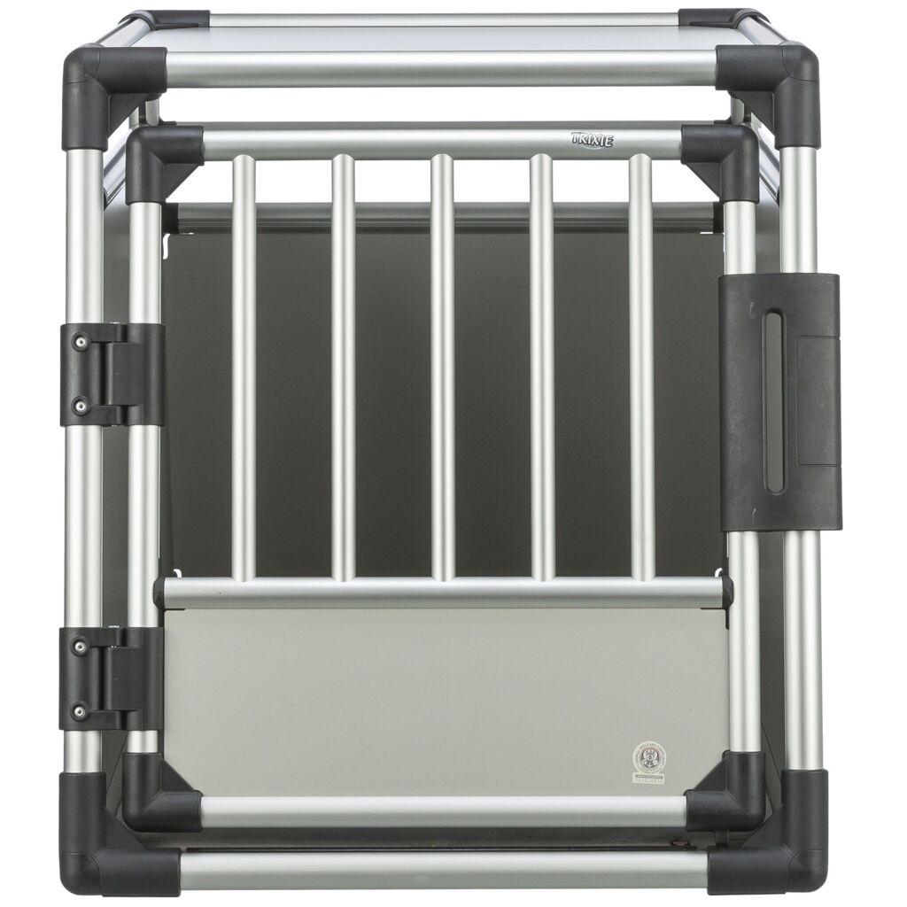 Trixie Transport Box, Aluminium – M–L: 60 × 65 × 86 cm, light grey/silver – image 2