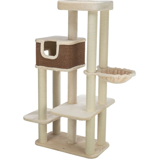 Trixie Cat Tree Bertholo – 165 cm, cream/dark brown
