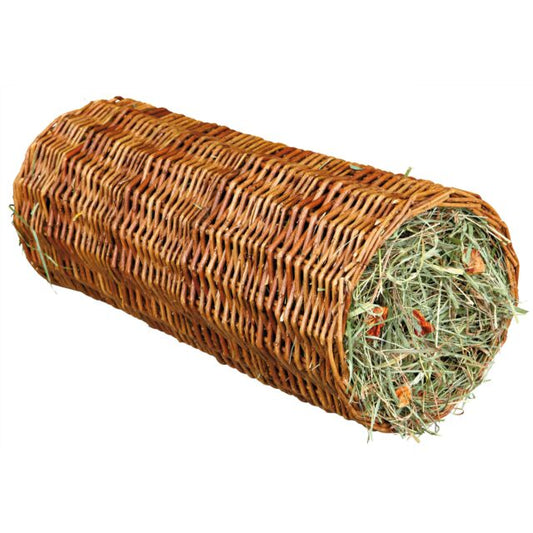 Wicker Tunnel with Hay - 15 × 33 cm