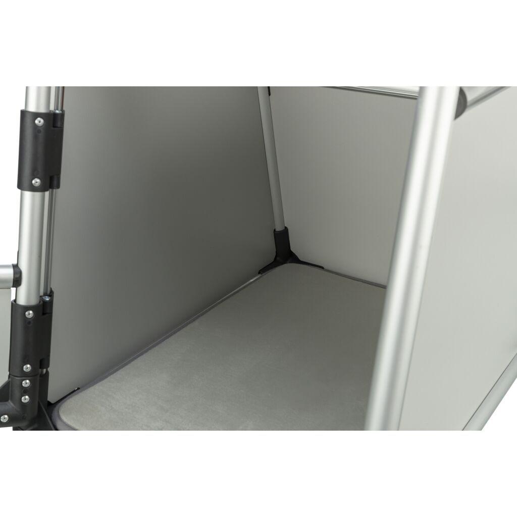 Trixie Transport Box, Aluminium – L: 90 × 64 × 78 cm, light grey/silver – image 4
