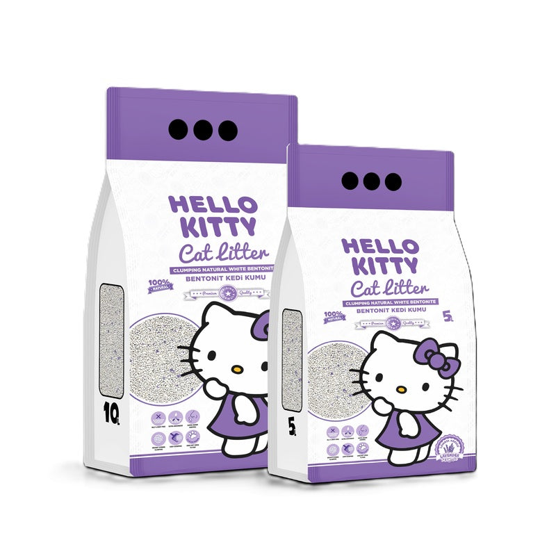 Hello Kitty Bentonite Lavender Litter 5 L